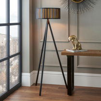 Casa moda wooden tripod online floor standing lamp